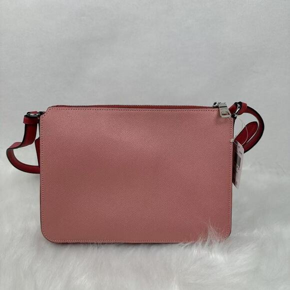 Coach Gallery File Bag Colorblock Crossbody Light Blush Multi Leather 91149 NWT - Picture 3 of 12